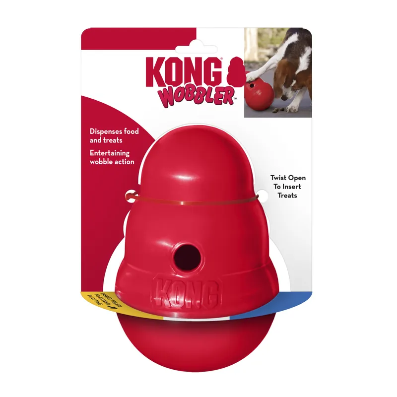 KONG Wobbler S Hundespielzeug Solange Der Vorrat Reicht